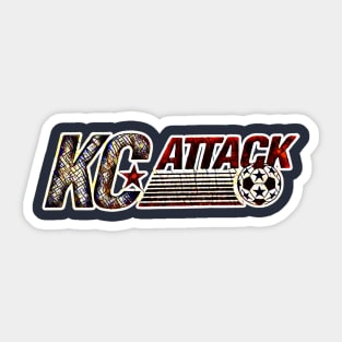 Kansas City Attack Soccer Sticker